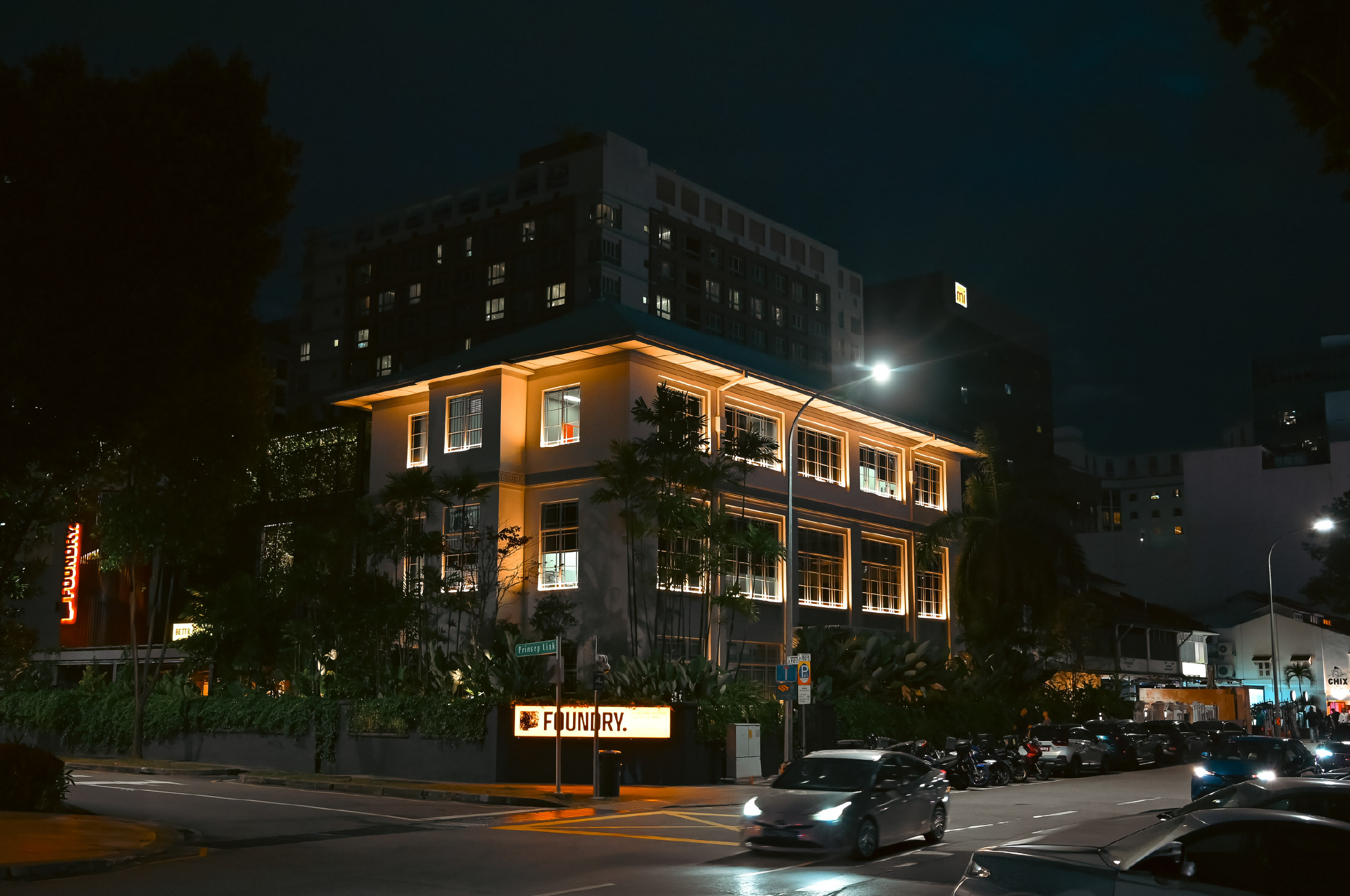 The Foundry at 11 Prinsep Link, Singapore — the restored former Elections Department building