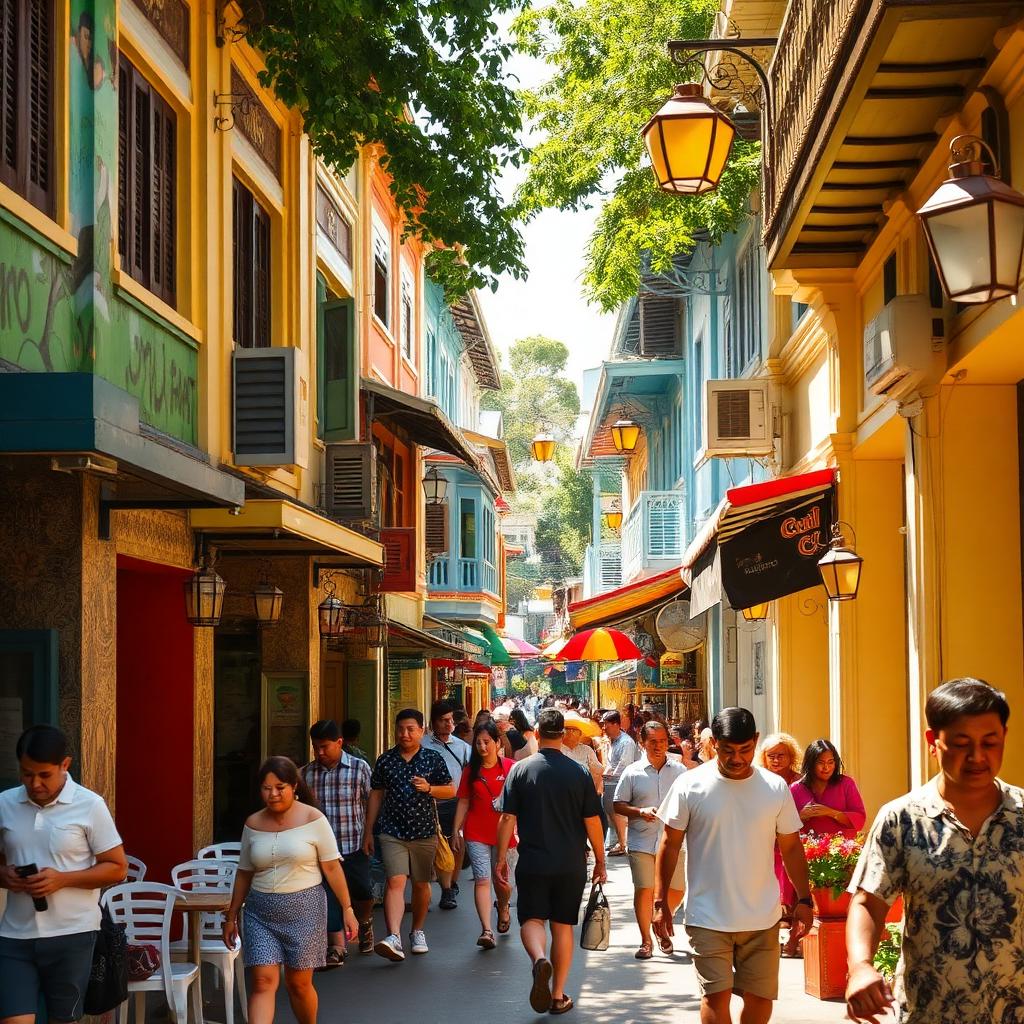 Singapore shophouses